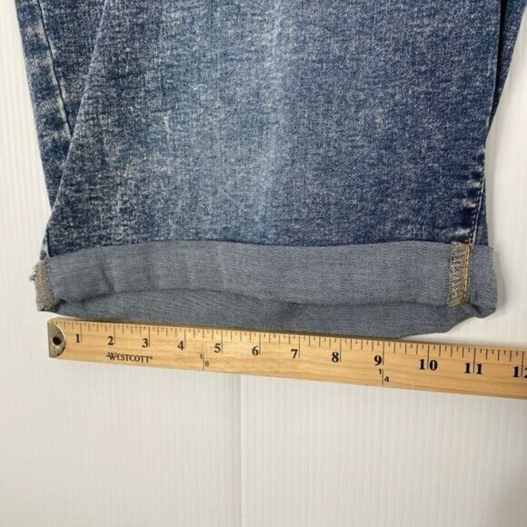 One5One Women's Stretch Denim Shorts Size 3X Blue Pockets Pull On - Picture 6 of 9
